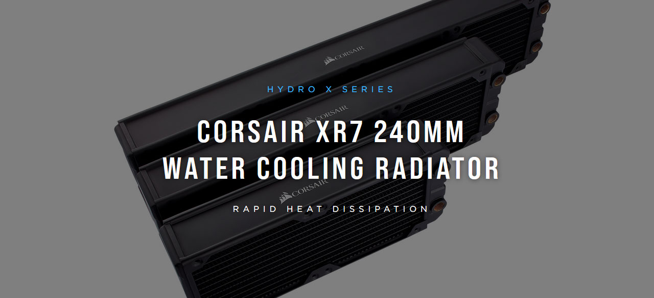 Corsair Hydro X Series XR7 240mm Water Cooling Radiator - Newegg.com